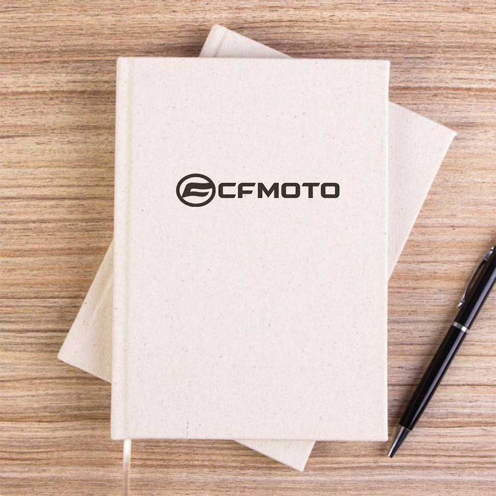 CFMOTO Yazı Krem Çizgisiz Kanvas Defter