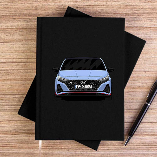 Hyundai İ20N Siyah Çizgisiz Kanvas Defter