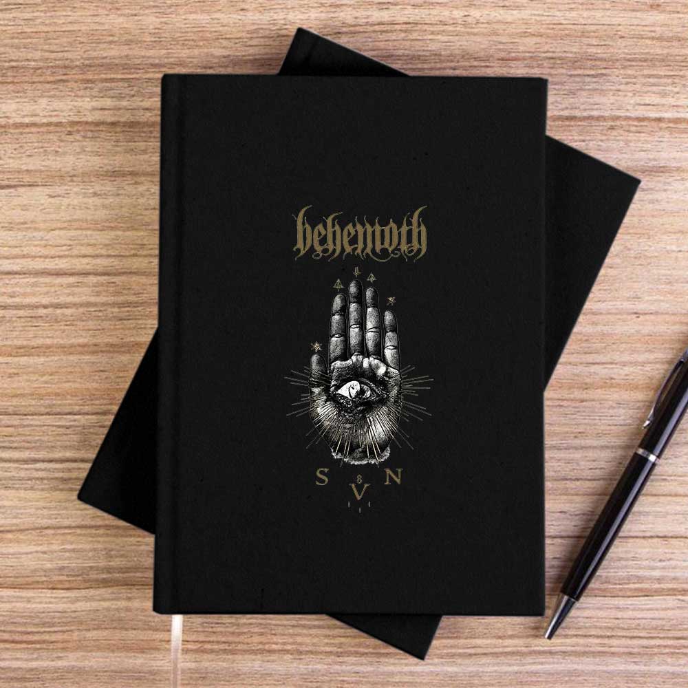 Behemoth Sventevith Siyah Çizgisiz Kanvas Defter