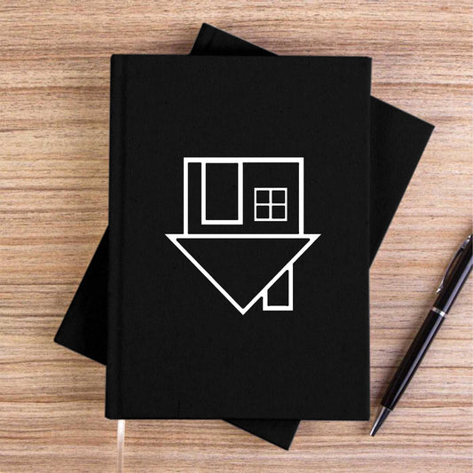 The Neighbourhood Black Logo Siyah Çizgisiz Kanvas Defter