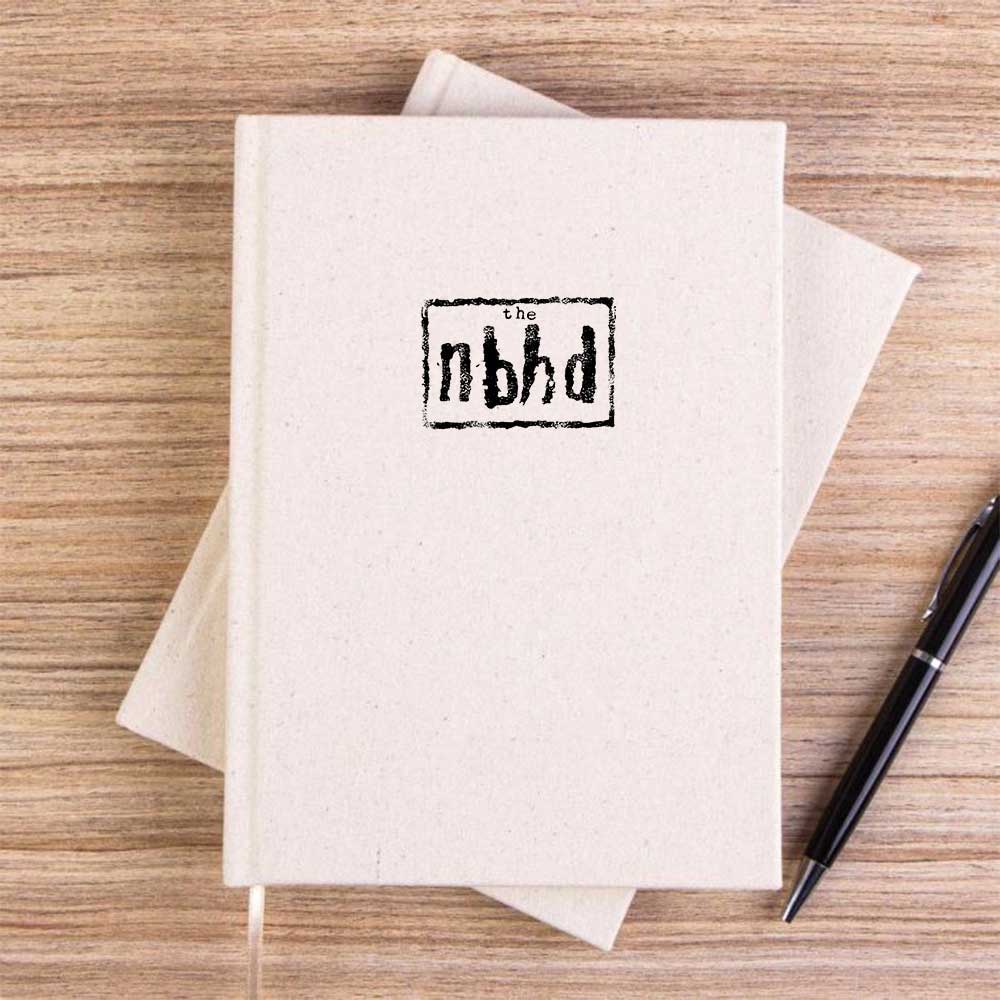 The Neigbourhood Nbhd Krem Çizgisiz Kanvas Defter