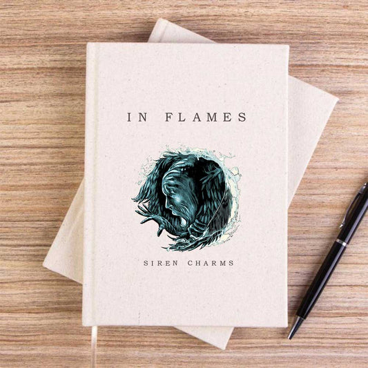 In Flames Siren Charms Krem Çizgisiz Kanvas Defter