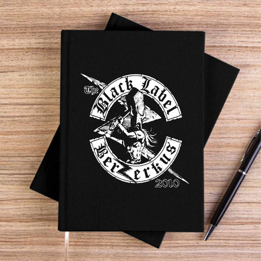 Black Label Society Berzerkus Siyah Çizgisiz Kanvas Defter