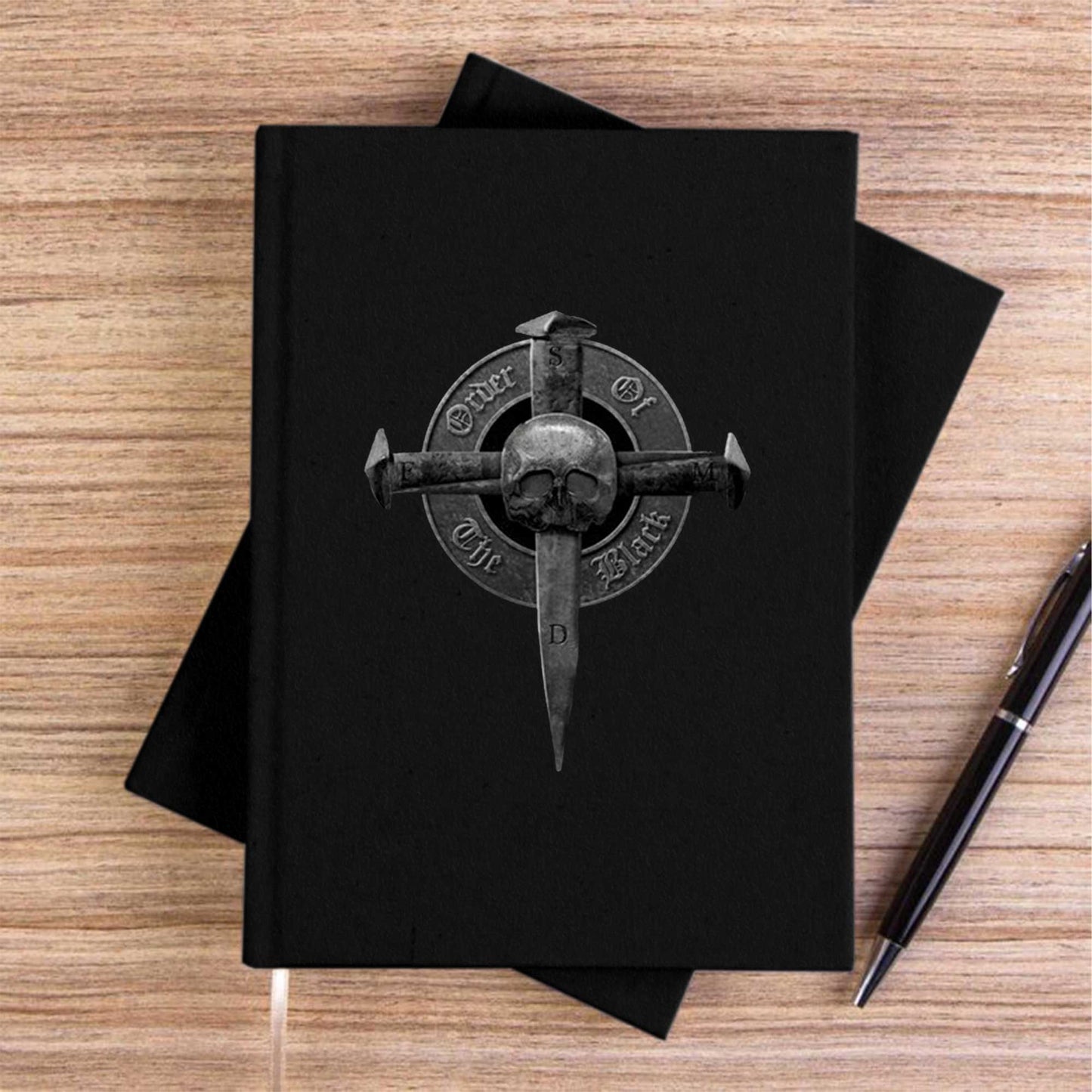Black Label Society Order of The Black Silver Siyah Çizgisiz Kanvas Defter
