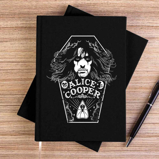 Alice Cooper Moon Of Alice Siyah Çizgisiz Kanvas Defter
