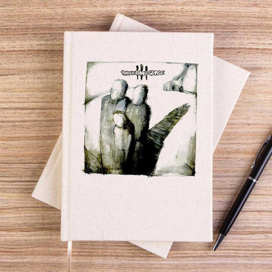 Three Days Grace Albums Krem Çizgisiz Kanvas Defter