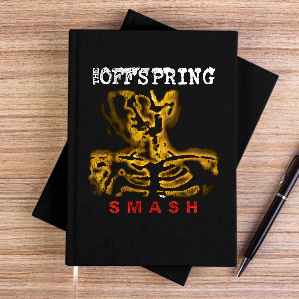 The Offspring SMASH Siyah Çizgisiz Kanvas Defter