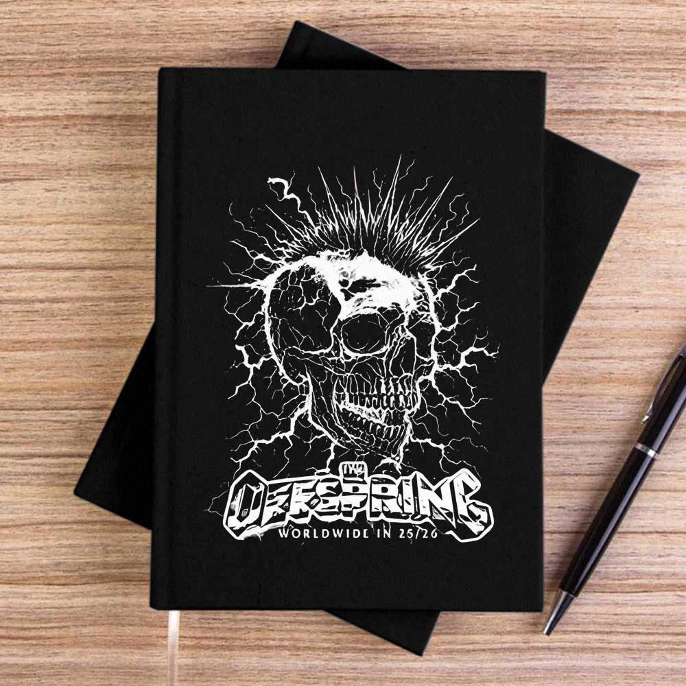 The Offspring Mohawk Siyah Çizgisiz Kanvas Defter