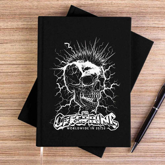 The Offspring Mohawk Siyah Çizgisiz Kanvas Defter
