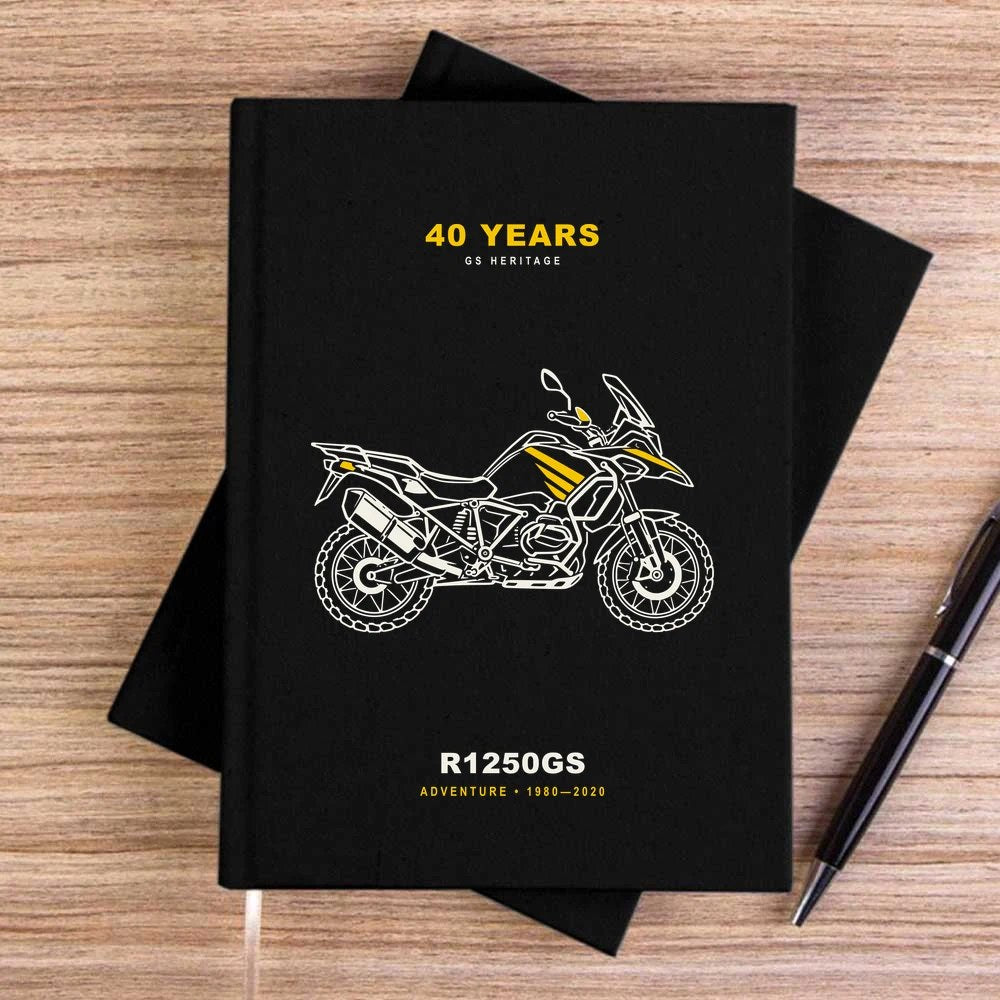 Bmw Triple Black Çizgisi Siyah Çizgisiz Kanvas Defter
