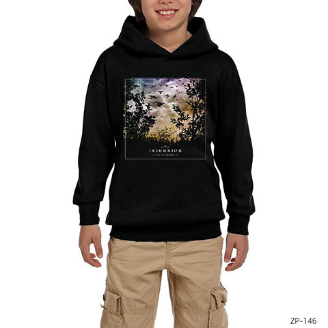 Insomnium One for Sorrow Siyah Çocuk Kapşonlu Sweatshirt