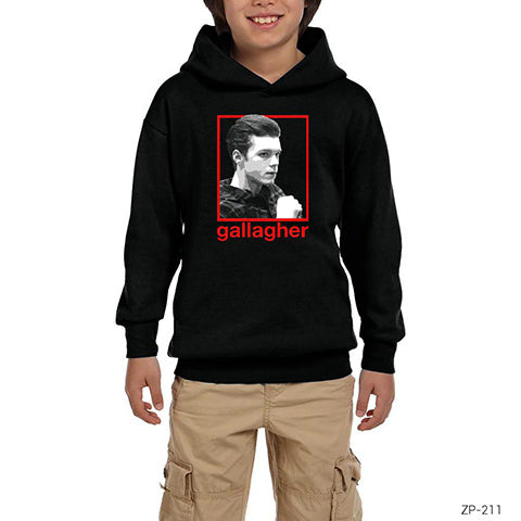 Shameless Gallagher Siyah Çocuk Kapşonlu Sweatshirt