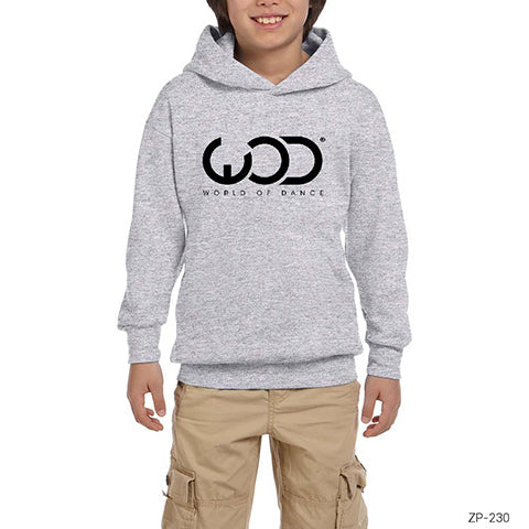 World Of Dance Gri Çocuk Kapşonlu Sweatshirt