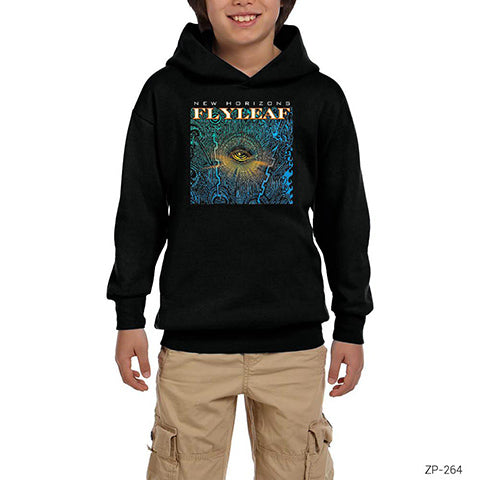 Flyleaf New Horizons Siyah Çocuk Kapşonlu Sweatshirt