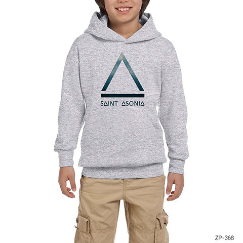 Saint Asonia Gri Çocuk Kapşonlu Sweatshirt
