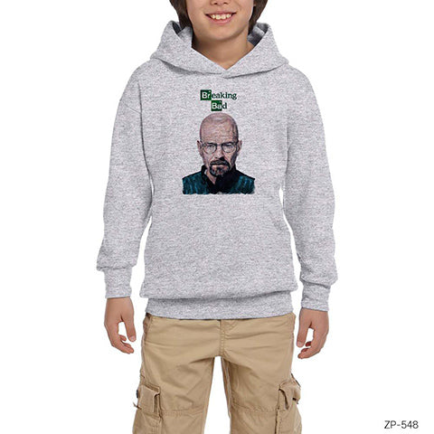 Breaking Bad Remember My Name Gri Çocuk Kapşonlu Sweatshirt