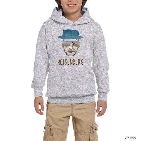 Breaking Bad Caravan Gri Çocuk Kapşonlu Sweatshirt