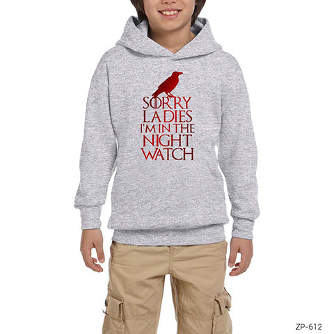 Game of Thrones Sorry Ladies Red Gri Çocuk Kapşonlu Sweatshirt