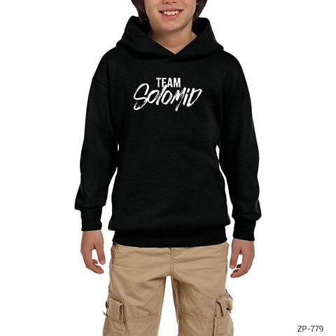 Team Solomid Brush Siyah Çocuk Kapşonlu Sweatshirt