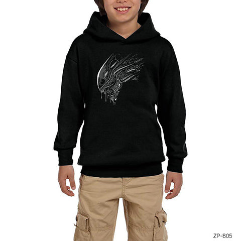 Predator Siyah Çocuk Kapşonlu Sweatshirt
