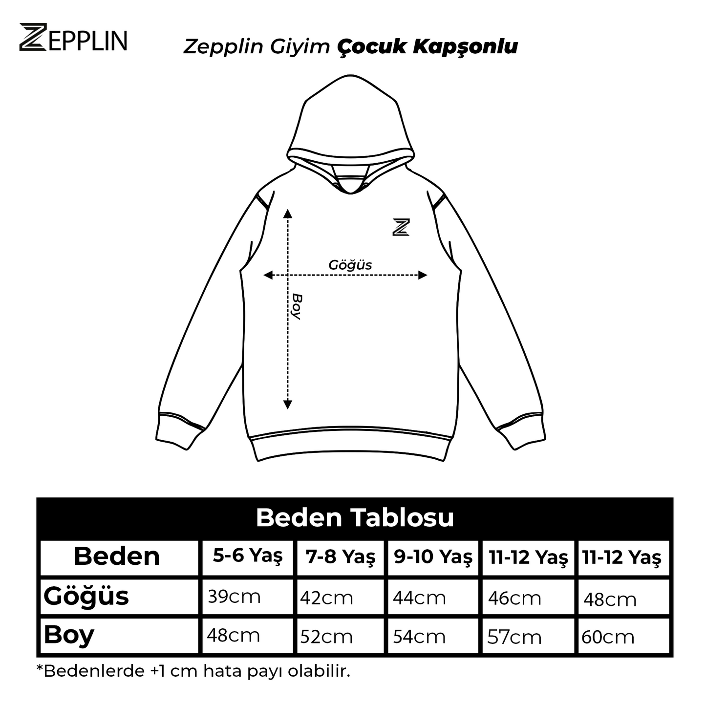 Nissan GTR Logo Siyah Çocuk Kapşonlu Sweatshirt