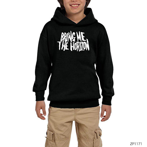 Bring Me The Horizon Classic Siyah Çocuk Kapşonlu Sweatshirt