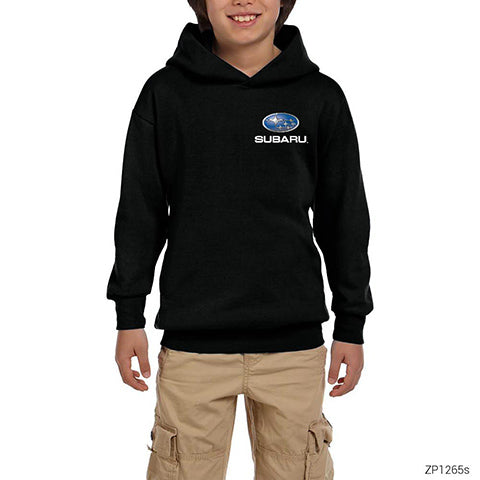 Subaru Logo Siyah Çocuk Kapşonlu Sweatshirt