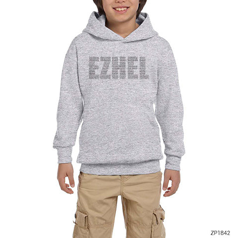 Ezhel Geceler Gri Çocuk Kapşonlu Sweatshirt