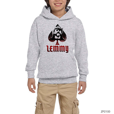 Motörhead Lemmy Gri Çocuk Kapşonlu Sweatshirt