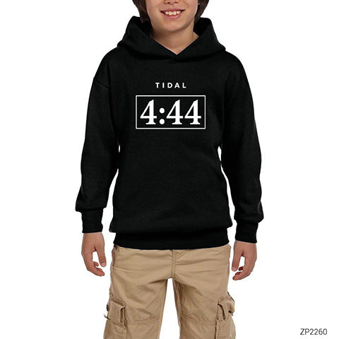 Jay-Z 444 Siyah Çocuk Kapşonlu Sweatshirt