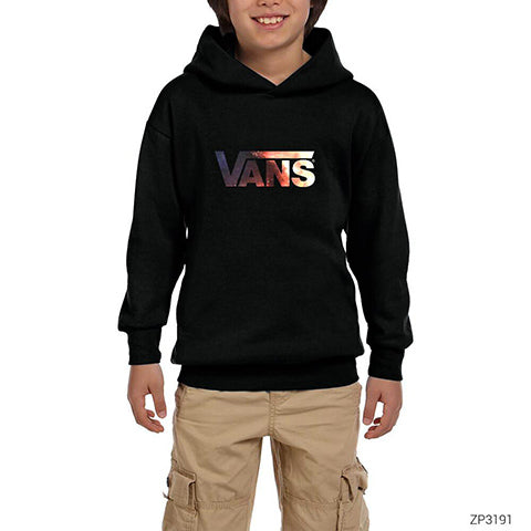 Vans Space Siyah Çocuk Kapşonlu Sweatshirt