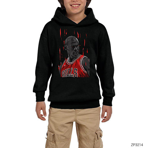 Air Jordan Hell Siyah Çocuk Kapşonlu Sweatshirt