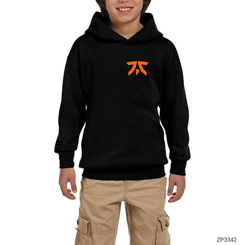 Fnatic 2021 Siyah Çocuk Kapşonlu Sweatshirt