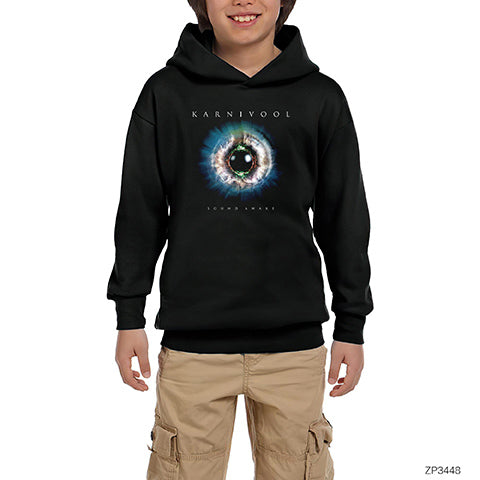 Karnivool Sound Awake Siyah Çocuk Kapşonlu Sweatshirt