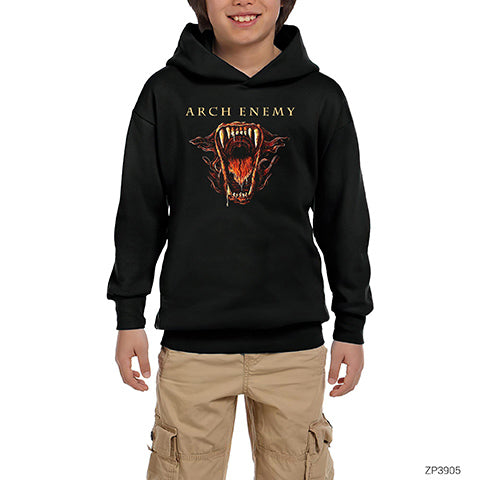 Arch Enemy World is Yours Siyah Çocuk Kapşonlu Sweatshirt