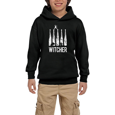 The Witcher 2 Light Siyah Çocuk Kapşonlu Sweatshirt