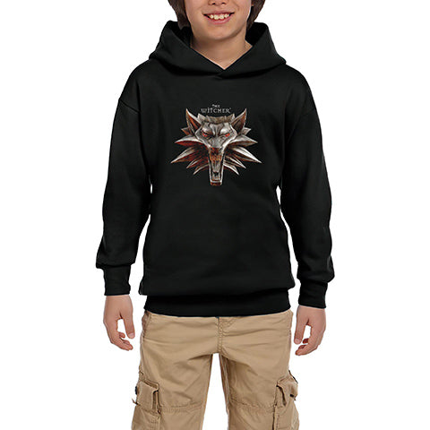 The Witcher Avatar Siyah Çocuk Kapşonlu Sweatshirt