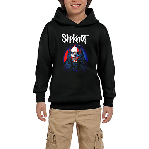 Slipknot Mick Thomson Face Siyah Çocuk Kapşonlu Sweatshirt