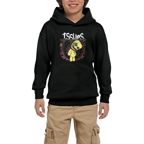 Korn Issups Siyah Çocuk Kapşonlu Sweatshirt