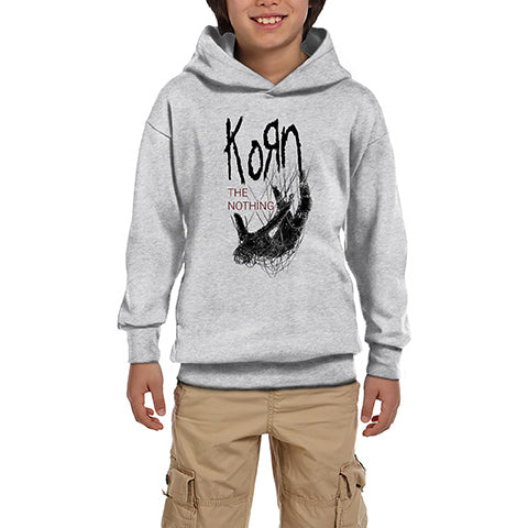 Korn The Nothing Gri Çocuk Kapşonlu Sweatshirt