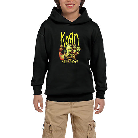 Korn Untouchables Siyah Çocuk Kapşonlu Sweatshirt