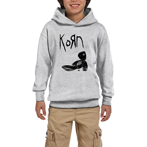 Korn Doll Gri Çocuk Kapşonlu Sweatshirt