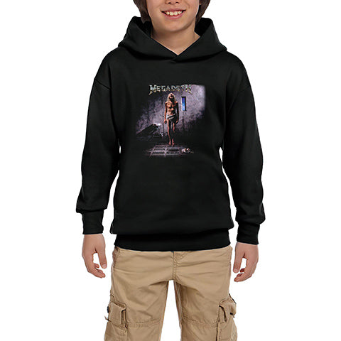 Megadeth Countdown to Extinction Siyah Çocuk Kapşonlu Sweatshirt