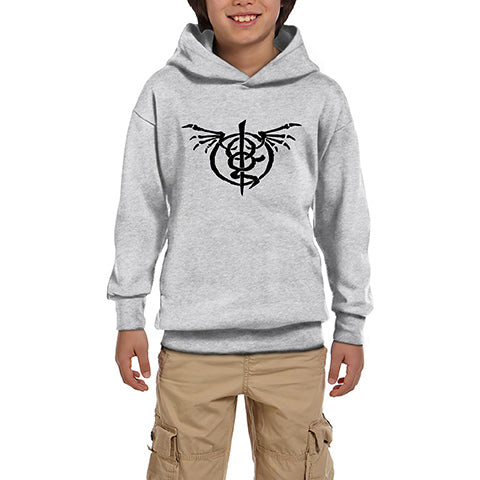 Lamb Of God Wrath Gri Çocuk Kapşonlu Sweatshirt