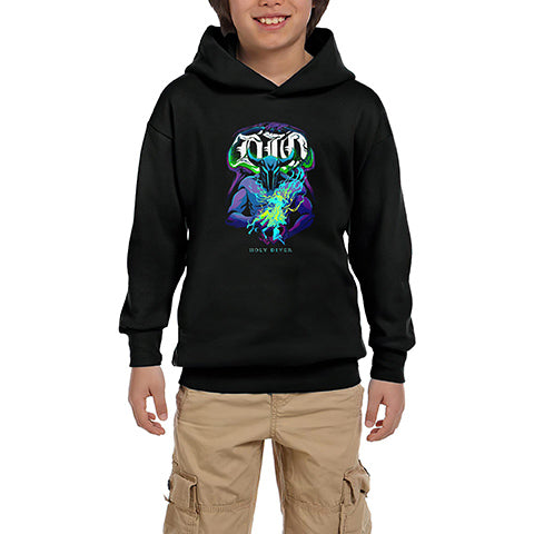 Dio Holy Diver Siyah Çocuk Kapşonlu Sweatshirt