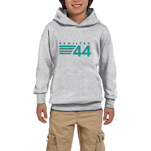 Hamilton 44 Gri Çocuk Kapşonlu Sweatshirt