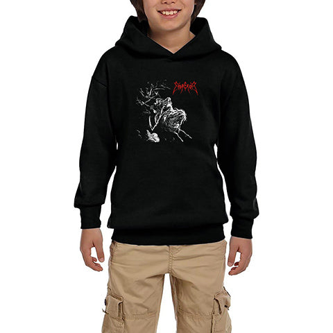 Emperor Wrath Of The Tyrant Siyah Çocuk Kapşonlu Sweatshirt