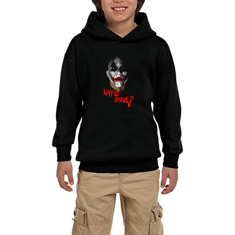 Joker How Alone You Really Are Siyah Çocuk Kapşonlu Sweatshirt