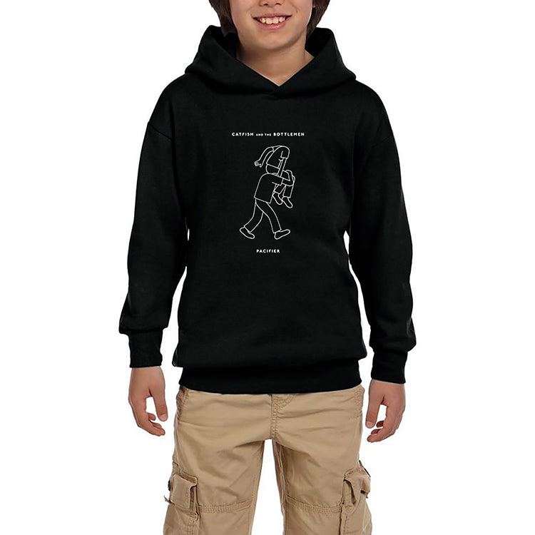 Catfish And The Bottlemen Classic Siyah Çocuk Kapşonlu Sweatshirt