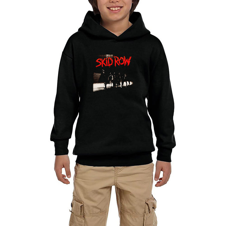 Skid Row Albüm Siyah Çocuk Kapşonlu Sweatshirt